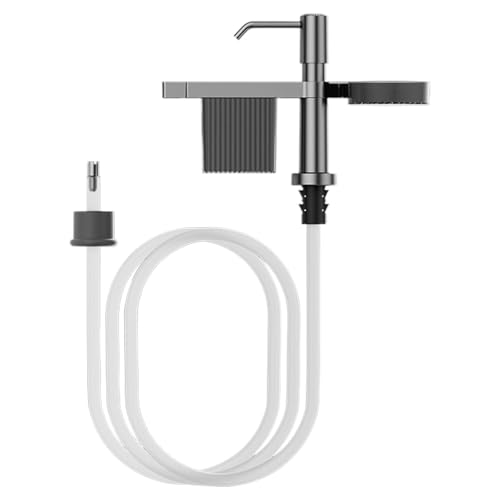 Dispensador de jabón para fregadero de cocina, bomba de jabón automática para fregadero, bomba dispensadora de jabón para el hogar, dispensador de jabón líquido, diseño de estante para hotel, cuarto