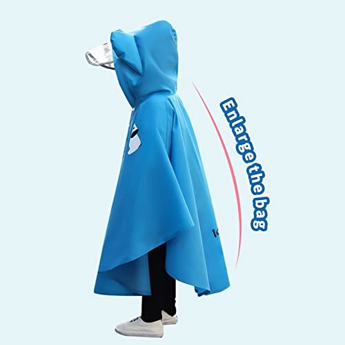 XJHKG Poncho de chuva infantil impermeável, capa de chuva infantil para meninas meninos, capa de chu