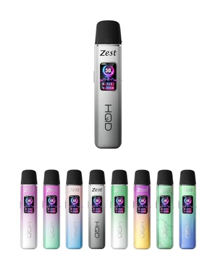 F|CU[ HQD ZEST Vaporizer 1000mAh 0.4 / 0.8? PODt POD^ Lbhp obe[ dq^oR C^oR dqVAPE VAPE i nCGhf Ki (Gray White)