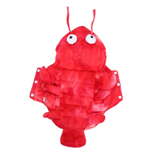 Disfraz de langosta rojo para perro talla S miniatura 1