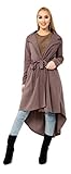  Momo&Ayat Fashions Chaqueta - Plumero - para mujer Beige moca 40
