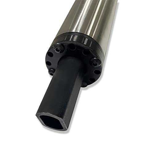 Demotor Performance 28" Tilt Manual Steering Column With 9-Hole Wheel Adapter No Key Natural Finish #TOP6