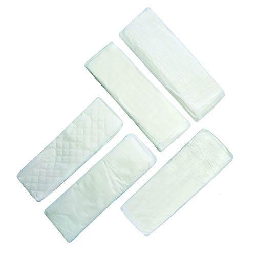 Saugeinlagen und Saugverstärker für Windeln - Testpaket mit 5 x 5 verschiedenen Einlagen Cover