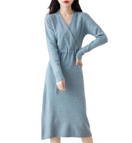Robe d'hiver en tricot longue et chaude pour vos sorties glaciales