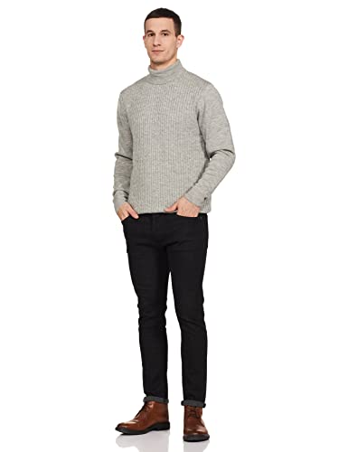 Image of Amazon Brand - Symbol Men's Casual Acrylic High Neck Sweater (Available in Plus Sizes)