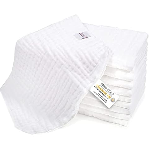 MAKIAN - Muselinas Bebe Algodon 35x50 cm/Toalla Facial Infantil Cover