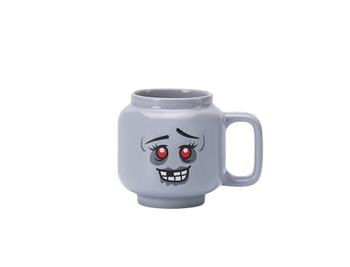 Room Copenhagen Lego Zombie Mug – 530 ml, tasse en céramique amusante et durable pour café ou thé, passe au lave-vaisselle, cadeau pour enfants, adultes et collectionneurs