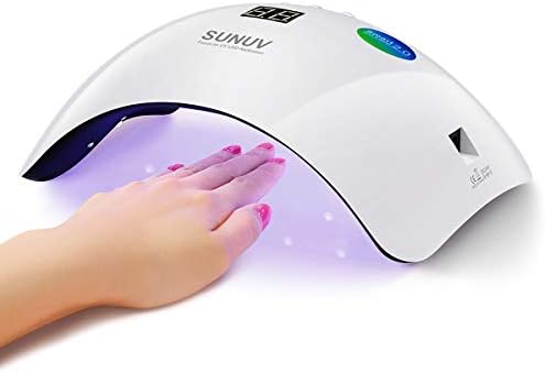 SUNUV Gel UV LED Nail Lamp, Nail Dryer 36W Gel Curing Light for Nail Polish with Aotu Sensor 3 Timers SUN8
