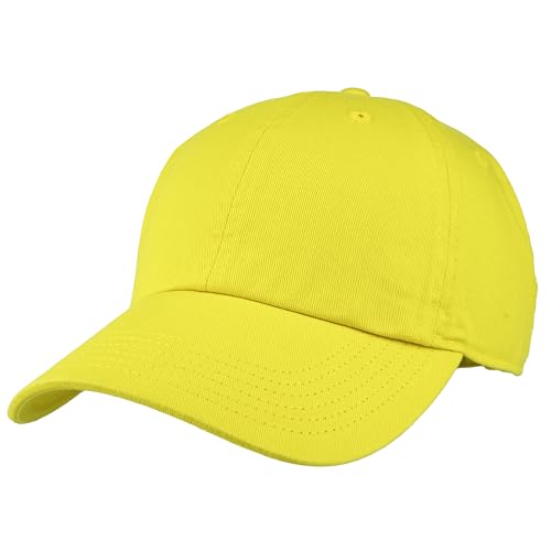 Image of Gelante Baseball Caps Hats 100% Cotton Plain Blank Adjustable Size Wholesale Bulk of 12 Pack