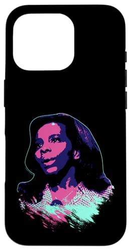 TV Times Soul Singer Gladys Knight 1971 Pop Art estilizado Carcasa para iPhone 16 Pro