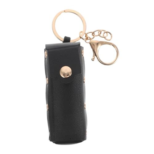 Ipetboom Portable Lipstick Pouch Keychain Cute Lip Gloss Holder Lipstick Case for Travel Stylish Makeup Storage Sleeve with Elegant Cosmetic Accessory for Women