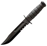 KA1212-BRK USA Fighting Knife black, Medium