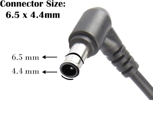 Image of WeFly 90W 19.5V 4.7A 6.5mm X 4.4mm Laptop Adapter for Sony Bravia TV 24'' 32'' 40'' 42'' KDL-24 KDL-32 KDL-40 KDL-42 W600B W650A W700B W800B, Sony Vaio Laptop Charger PCG VGN VGP SVE14 SVE15