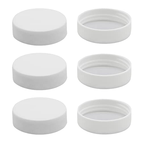 Bonsicoky 6Pcs 53mm Water Bottle Caps, Water Jug Caps Screw Top for 3 or 5 Gallon Jugs
