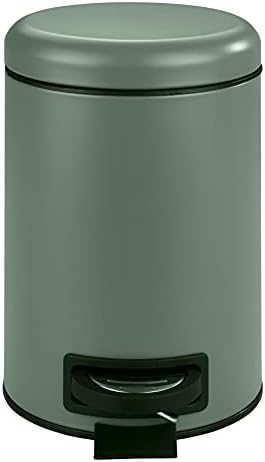 WENKO Cosmetic Pedal Bin Leman Dark Green 3L