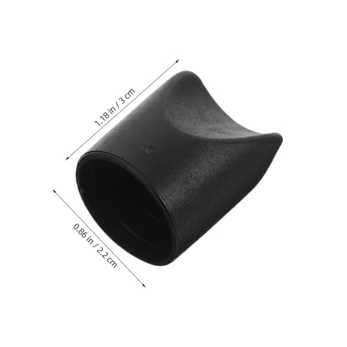 100 Tapas traseras negras para proteger patas de sillas plegables 3