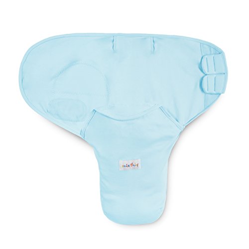 Original smileBaby Pucksack für Babys und Neugeborene Strampelsack in Blau...
