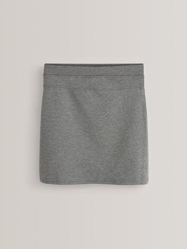 NEXT Mädchen Standard 2 x Bleistiftrock aus Jersey zum Hineinschlüpfen Grau 134
