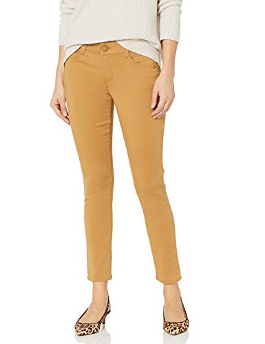 Democracy Women's HIGH Rise AB Solution Colored Ankle Length, Caramel Latte, 10