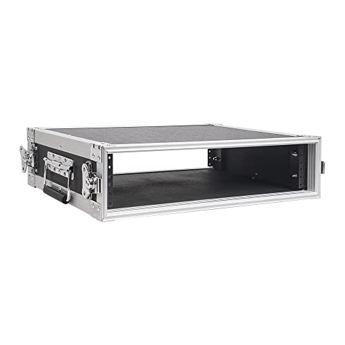Sound Town 2U PA/DJ rack case with 16" depth