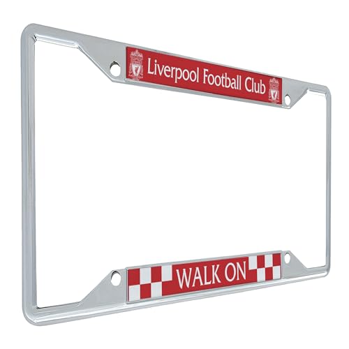 Desert Cactus Liverpool FC License Plate Frame Football Soccer Metal for Front or Back of Car Officially Licensed (Frame - Design 6)