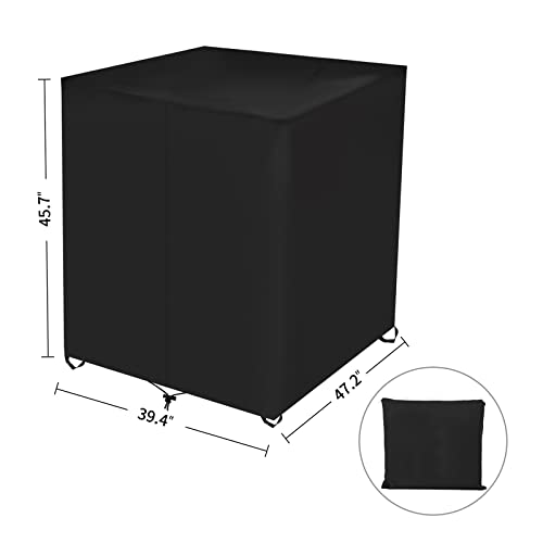 PLIPSH 420D preto com zíper capa protetora para tanque de água 1000 litros bolsa ao ar livre jardim