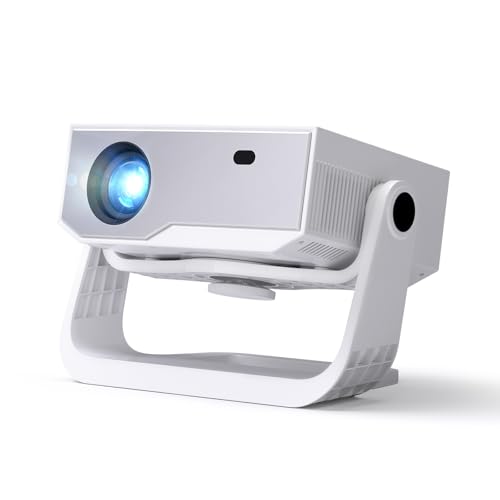 Videoprojecteur 2025 avec App Intégrée - Wielio Projecteur Portable Full HD 1080P 700ANSI,Retroprojecteur Supporté 4K WiFi Bluetooth,Correction Trapézoïdale Auto, Compatible avec iOS Android HDMI