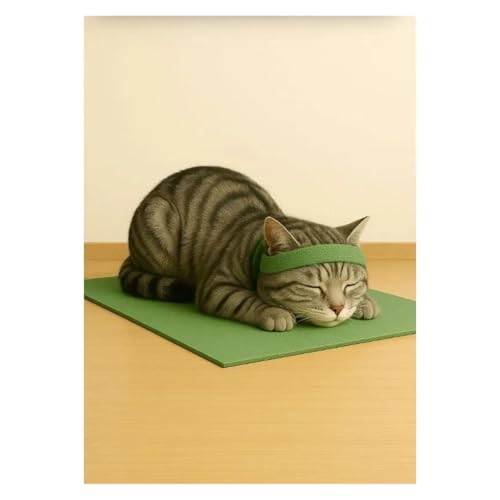 Affiche de sport koala yoga 60x80cm pour une deco de salle de sport zen et drole