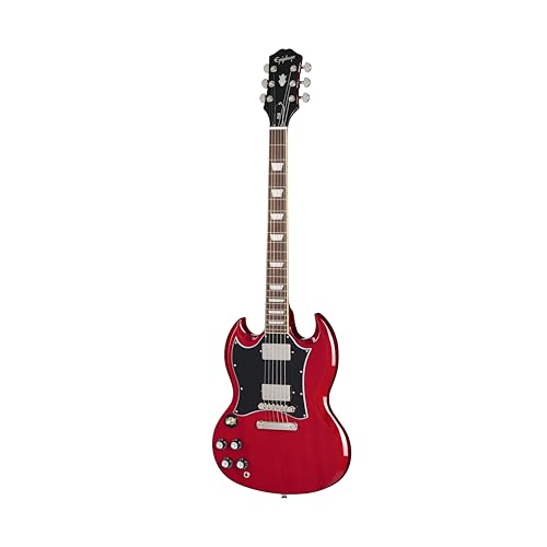 Epiphone Inspired by Gibson SG Standard Lefty, Cherry with Bag