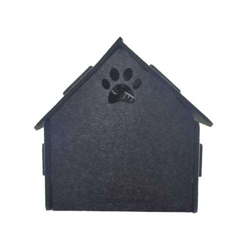 Casinha Toca Gato Casa Pet Cama Felino Caminha Desmontável (Palha)