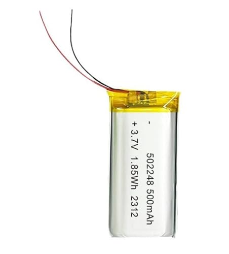 Batería 502248 de larga duración 3.7V 500 mAh con flujo de energía estable