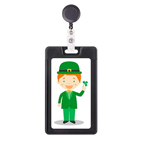 Funda retráctil para tarjetas de identificación con diseño Green Suit Ireland