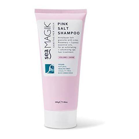Sea Magik Natural Exfoliating Shampoo with Pink Salt Cover
