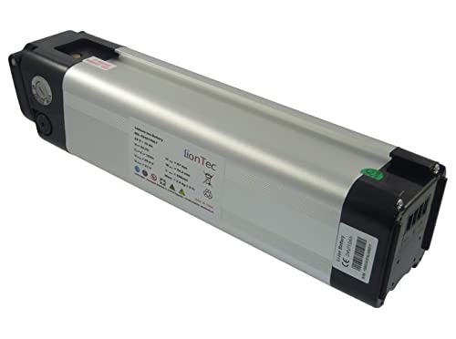 LionTec Fahrrad E-Bike Pedelec Akku 24 V (26 V) - 10 Ah mit Markenzellen kompatibel mit Prophete Alurex Aldi Hofer Praktiker Hagebaumarkt Real mit Ladegerät Cover