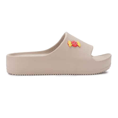 Image of CASSIEY Women Lightweight Anti-Skid Stylish Slides Flip Flops Slippers