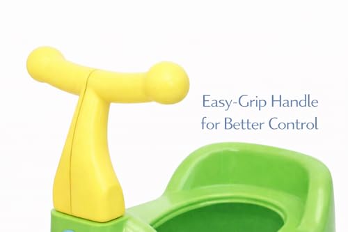 Image of Maanit Scooter Style Baby Potty Seat With Removable Lid Bowl (Green), 1 Unit