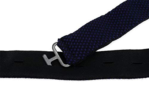 TigerTie - Papillon in piqué a tinta unita, con