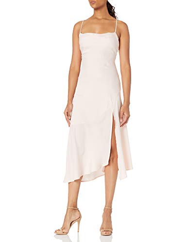ASTR the label Women's Gaia Sleeveless Midi Slip Dress, Pale Blush, L