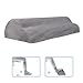 YWJLQH Foot Rest for Under Desk Leg Rest Pillow Under Desk Footrest Leg Pillow for Car, Dark Gray