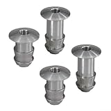 Ski Handle Rivet Kit 860200525, 4-teiliges Metallnietenset für Ski-Doo und Pilot Schneemobil Ski