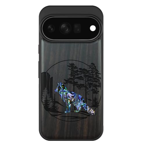 Coque Pixel 11 Pro XL bois magnétique antichoc étui compatible MagSafe