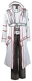 Anime Cos Sword Art Online Kirigaya Kazuto Kirito Cosplay Kostüm Uniform Halloween Herren Overcoat Full Set