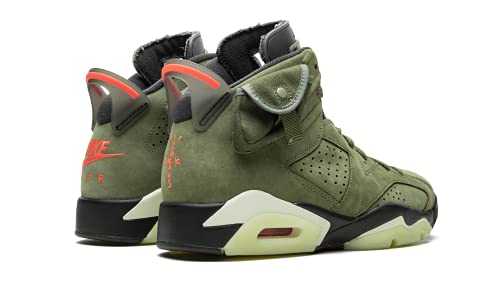 Tênis masculino Jordan 6 Retro Sp, Medium Olive/Black-sail/Univer, 8
