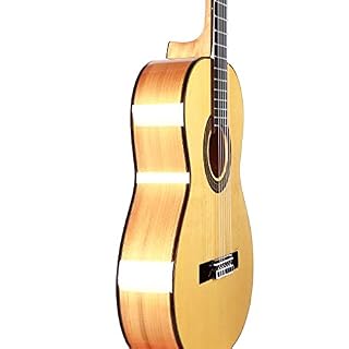 Guitar 39 inch Acoustic Guitar with Solid Spruce/Body Classical Guitar Wooden Guitar - Les Beatles, Paul McCartney, John Lennon, RIngo Starr, George Harrison Guitar 39 inch Acoustic Guitar with Solid Spruce/Body Classical Guitar Wooden Guitar – Image 4