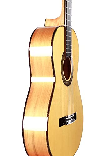 Guitar 39 inch Acoustic Guitar with Solid Spruce/Body Classical Guitar Wooden Guitar - Les Beatles, Paul McCartney, John Lennon, RIngo Starr, George Harrison Guitar 39 inch Acoustic Guitar with Solid Spruce/Body Classical Guitar Wooden Guitar – Image 5