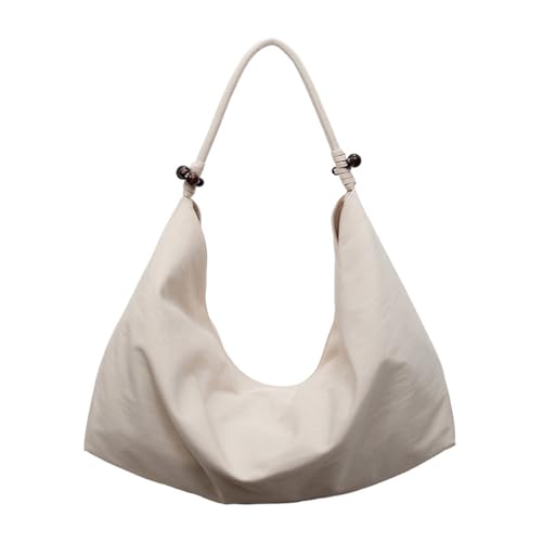 Navna Monederos de hombro ligeros para mujer, bolso Hobos de tela con asa superior, bolsos de hombro, bolsas de hombro para las axilas, bolso de mano para mujer con asa superior, beige, One Size Navna Monederos de hombro ligeros para mujer, bolso Hobos de tela con asa superior, bolsos de hombro, bolsas de hombro para las axilas, bolso de mano para mujer con asa superior, beige, One Size