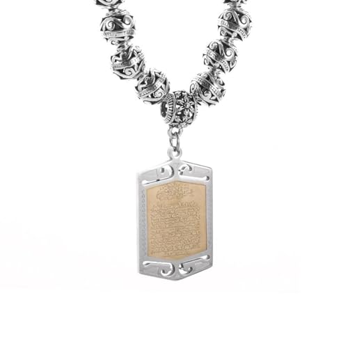 Pendentif Coran doré durable : un collier des Écritures qui ne ternit pas