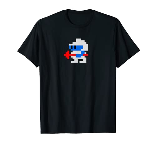 8-BIT 80'S RETRO CLASSIC VIDEO GAME CHARACTER DUG HERO T-Shirt