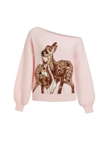 Oversized Pink Knit Sweater