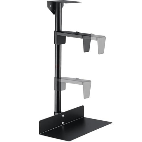 Support PC sous bureau pivotant et réglable pour CPU